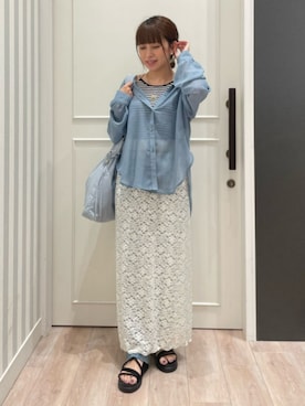「EDWIN（エドウィン）のアイテム」を使った、Rightonさん（骨格ストレート・レディース・148cm）の夏コーディネート