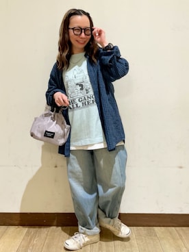 「BACK NUMBER（バックナンバー）のアイテム」を使った、Rightonさん（レディース・152cm）の春コーディネート