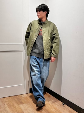 「アイテム（モッズコート）」を使った、Rightonさん（メンズ・175cm）の冬コーディネート