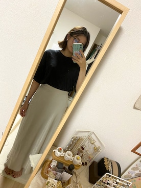 「SONIA RYKIEL（ソニアリキエル）のアイテム」を使った、ariaさん（レディース・157cm）の夏コーディネート