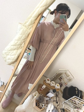 「FUN（ファン）のアイテム（トップス）」を使った、ariaさん（レディース・157cm）の春コーディネート