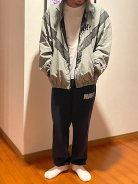 「アイテム（ミリタリージャケット）」を使った、Mitsugood-wearさん（メンズ・170cm）の秋コーディネート
