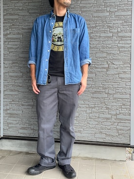 「no brand（ノーブランド）のアイテム」を使った、Mitsugood-wearさん（メンズ・170cm）の夏コーディネート