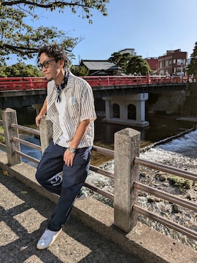 「アイテム（アナログ腕時計）」を使った、Mitsugood-wearさん（メンズ・170cm）の秋コーディネート
