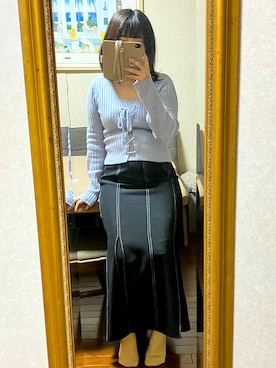 「NATURAL BEAUTY BASIC（ナチュラルビューティーベーシック）のアイテム」を使った、youさん（レディース・152cm）の冬コーディネート