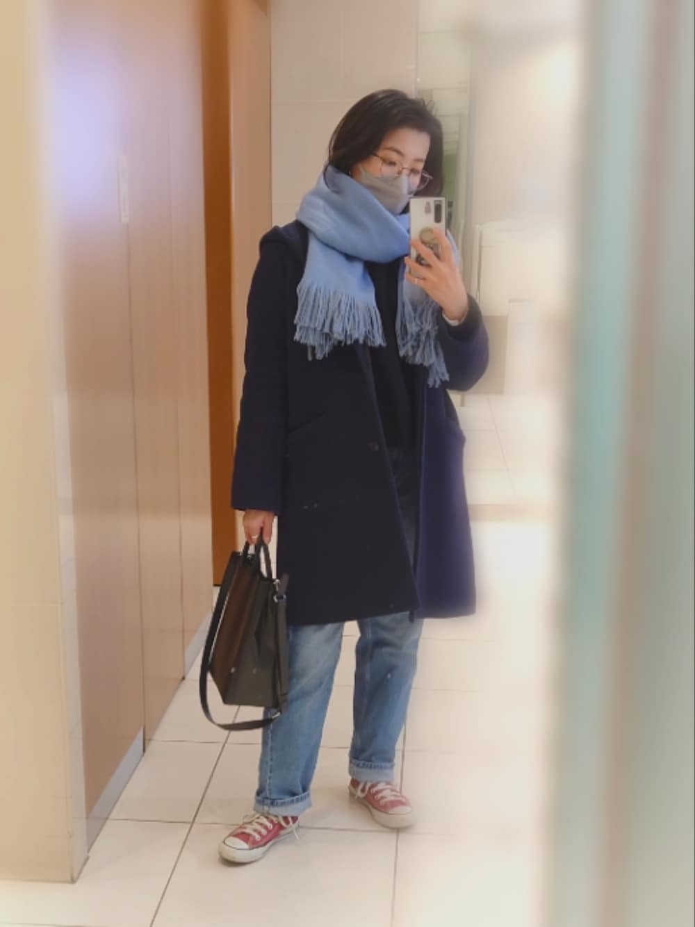 あご｜no brandのストール/ショールを使ったコーディネート - WEAR