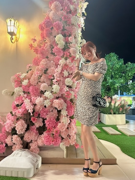 「アイテム（ワンピース）」を使った、asuka0202さん（レディース・160cm）の夏コーディネート