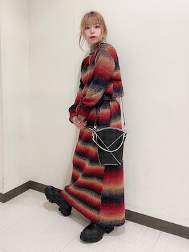 「ジーナシス」｜「アイテム（ワンピース）」を使った、ぎちこ(Jeanasis)さん（レディース・145cm）の秋コーディネート
