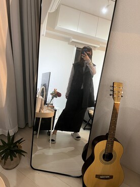 「UNITED TOKYO（ユナイテッドトウキョウ）のアイテム（その他アウター）」を使った、 Emiさん（レディース・151cm）の春コーディネート