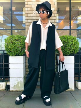 KNさん（メンズ・170cm）の夏コーディネート