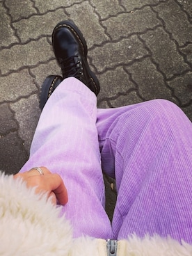 「FIRST DOWN（ファーストダウン）のアイテム（ブルゾン）」を使った、akaneさん（レディース・157cm）の春コーディネート