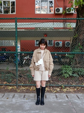 「CLEIO（クレイオ）のアイテム」を使った、soshieiさん（レディース・158cm）の冬コーディネート