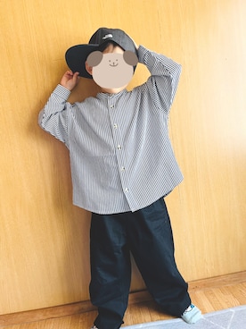 「アイテム（パンツ）」を使った、wakanaさん（キッズ・110cm）の春コーディネート