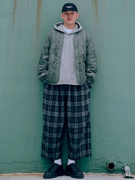 「COMESANDGOES」｜「アイテム（ジャケット/アウター）」を使った、RYAN Zさん（メンズ・176cm）の冬コーディネート