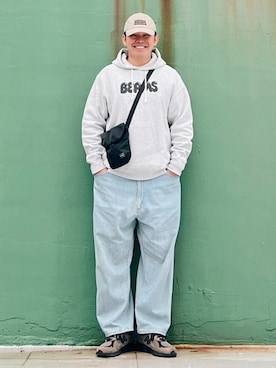 「BEAMS（ビームス）のアイテム」を使った、RYAN Zさん（メンズ・176cm）の春コーディネート