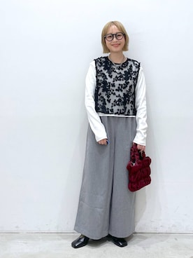 chamiさん（レディース・154cm）の冬コーディネート