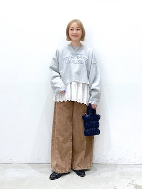 chamiさん（レディース・154cm）の冬コーディネート