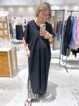「新作」｜「アイテム（ワンピース）」を使った、chamiさん（レディース・154cm）の夏コーディネート