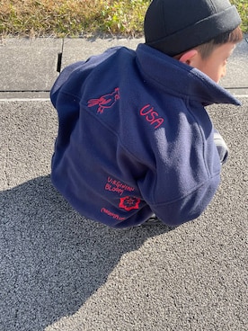 「アイテム（その他トップス）」を使った、chamiさん（キッズ・120cm）の冬コーディネート