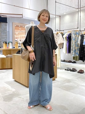 「アイテム（財布/小物）」を使った、chamiさん（レディース・154cm）の夏コーディネート