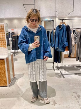 chamiさん（レディース・154cm）の春コーディネート