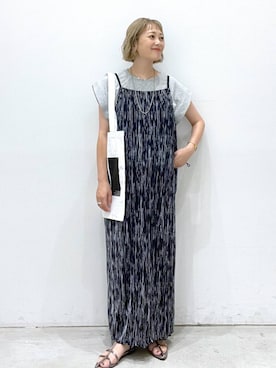 「アイテム（マタニティウェア/グッズ）」を使った、chamiさん（レディース・154cm）の夏コーディネート
