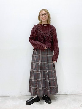 chamiさん（レディース・154cm）の秋コーディネート