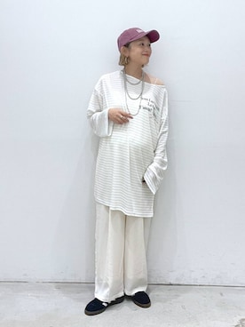 「キャミソール」｜chamiさん（レディース・154cm）の夏コーディネート