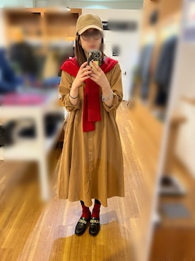 「GUCCI（グッチ）のアイテム（シューズ）」を使った、midoriさん（レディース・165cm）の秋コーディネート