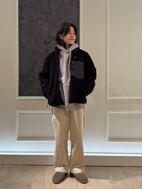 「TAION（タイオン）のアイテム（ブルゾン）」を使った、TOTO_fredyさん（レディース・164cm）の冬コーディネート