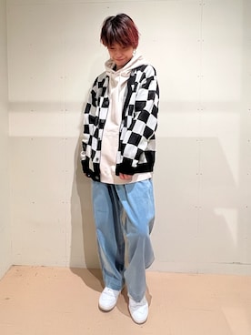 「PENDLETON（ペンドルトン）のアイテム（パーカー）」を使った、TOTO_fredyさん（レディース・164cm）の冬コーディネート