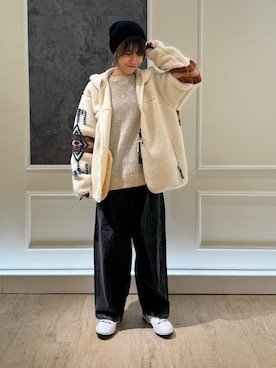 「PENDLETON（ペンドルトン）のアイテム（ジャケット/アウター）」を使った、TOTO_fredyさん（レディース・164cm）の秋コーディネート