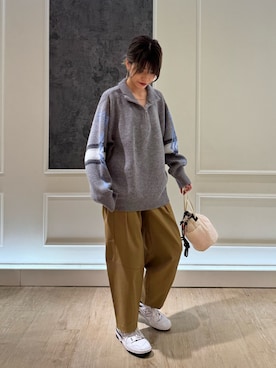 「アイテム（バックパック/リュック）」を使った、TOTO_fredyさん（レディース・164cm）の秋コーディネート