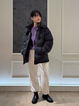 「メンズライクコーデ」｜「アイテム（ブーツ）」を使った、TOTO_fredyさん（レディース・164cm）の冬コーディネート