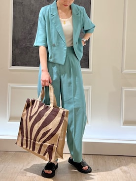 「fredy（フレディ）のアイテム」を使った、TOTO_fredyさん（レディース・164cm）の春コーディネート