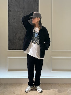 「シャツジャケット」｜「アイテム（ブルゾン）」を使った、TOTO_fredyさん（レディース・164cm）の秋コーディネート