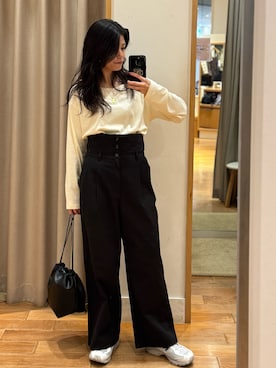 「アイテム（チノパンツ）」を使った、TOTO_fredyさん（レディース・164cm）の秋コーディネート