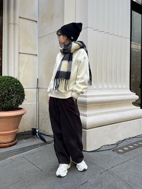 「ニット帽コーデ」｜TOTO_fredyさん（レディース・164cm）の冬コーディネート