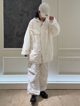 「ARMY TWILL（アーミーツイル）のアイテム（ジャケット/アウター）」を使った、TOTO_fredyさん（レディース・164cm）の春コーディネート