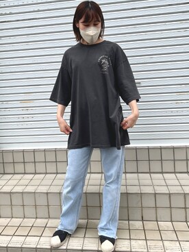「SUGGESTION（サジェッション）のアイテム」を使った、まいさん（レディース・155cm）の夏コーディネート