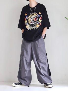 「アイテム（アクセサリー）」を使った、Mr.SZKさん（メンズ・177cm）の秋コーディネート