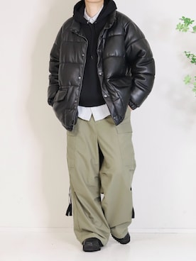 「JUNRED（ジュンレッド）のアイテム」を使った、Mr.SZKさん（メンズ・177cm）の冬コーディネート