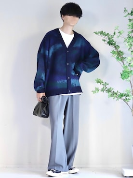 「Confirm（コンファーム）のアイテム」を使った、Mr.SZKさん（メンズ・177cm）の秋コーディネート