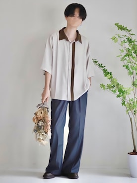 「WONDER WONDER」｜「アイテム（その他）」を使った、Mr.SZKさん（メンズ・177cm）の春コーディネート