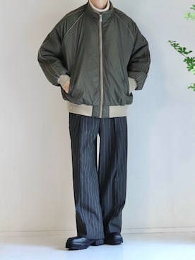 「WONDER WONDER」｜「アイテム（ジャケット/アウター）」を使った、Mr.SZKさん（メンズ・177cm）の秋コーディネート