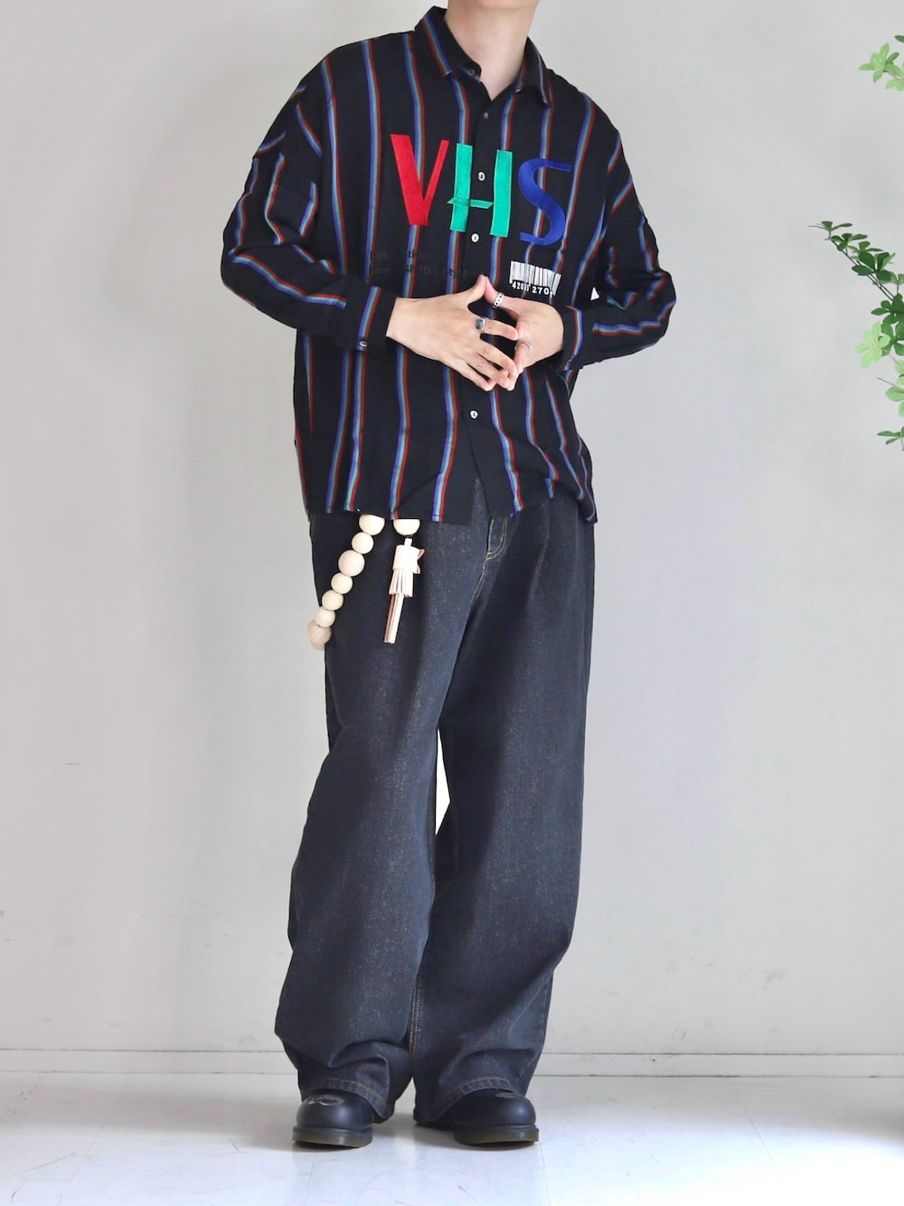 SHAREEF（シャリーフ）の「RGB STRIPE BIG SHIRTS（シャツ/ブラウス  