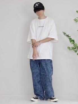 「MinoriTY（マイノリティ）のアイテム（アクセサリー）」を使った、Mr.SZKさん（メンズ・177cm）の春コーディネート
