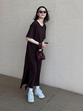「アイテム（ワンピース/ドレス）」を使った、Ayaさん（レディース・174cm）の夏コーディネート
