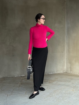 「yae（ヤエ）のアイテム」を使った、Ayaさん（レディース・174cm）の春コーディネート