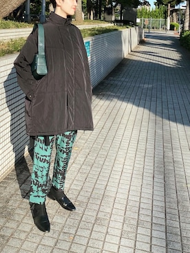 「NOMINE（ノミネ）のアイテム（ジャケット/アウター）」を使った、Ayaさん（レディース・173cm）の秋コーディネート